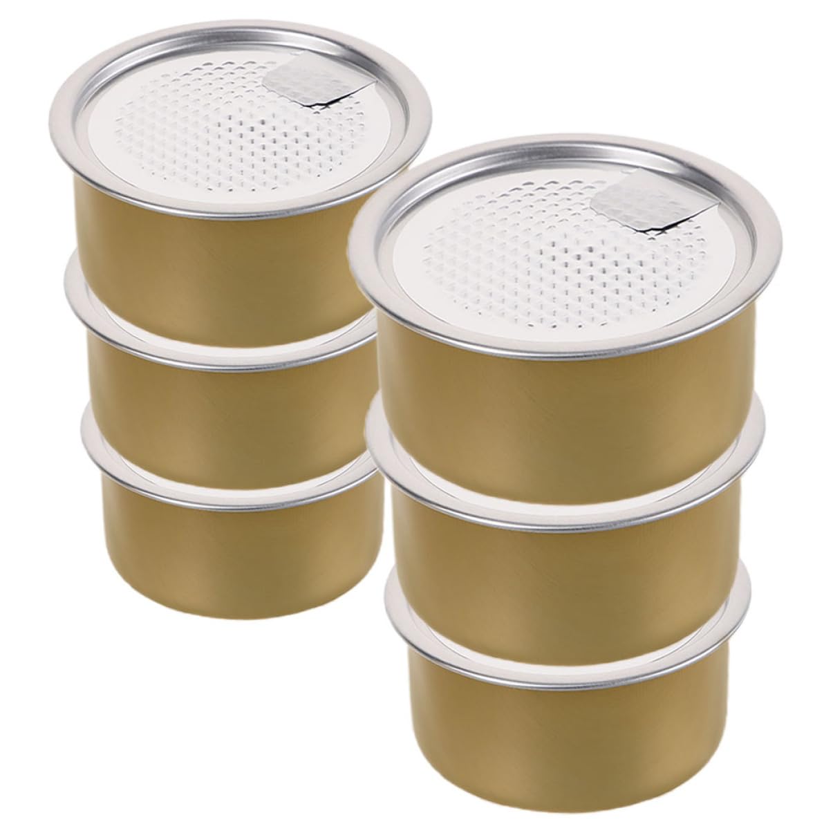 OFFSCH Aluminum Soda Cans Pet Food Storage Tin Can Dog Treat Canister Cat Treat Jar Snack Tin