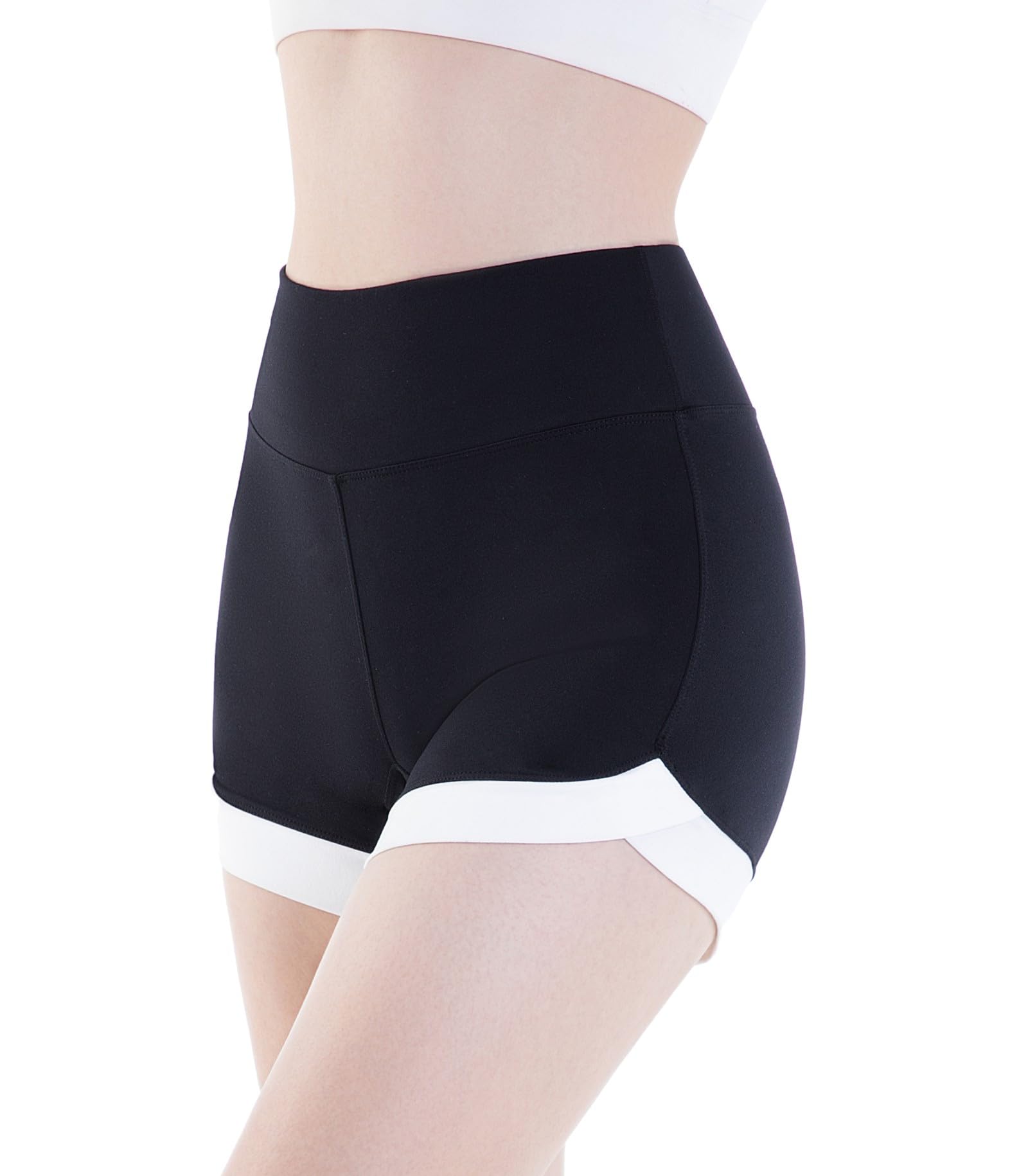 RanZZRan High Waist Yoga Shorts for Women - 5" Inseam, Squat Proof, No Chafing, Moisture Wicking Breathable for Gym, Running