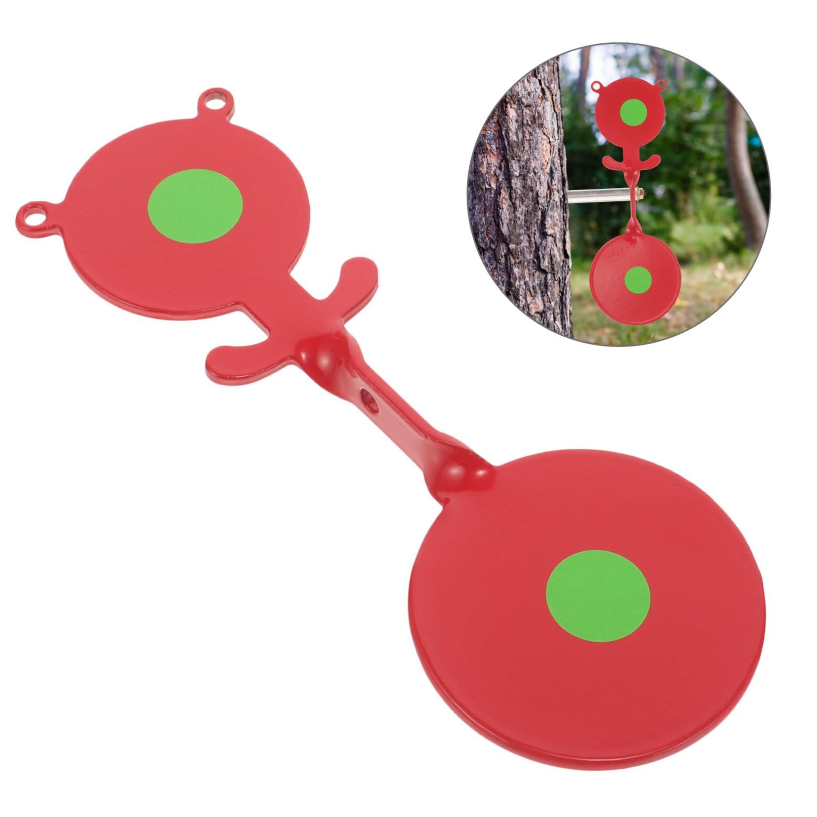 balacoo Portable Metal Rotating Board Outdoor Game Toy for Boys and Girls Practicing Shooting