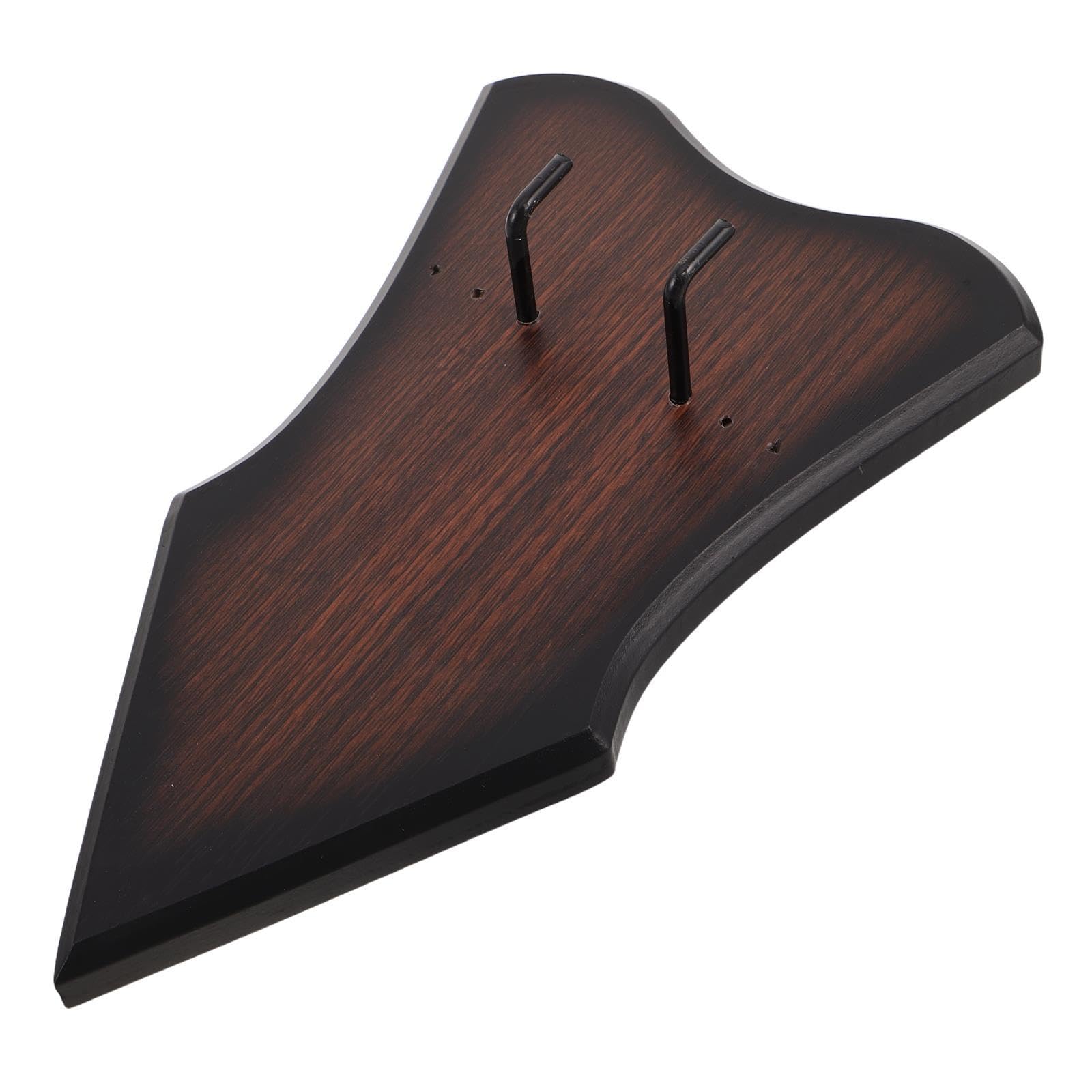 Soporte de Pared de Madera para Espada Negro, Montaje Mural