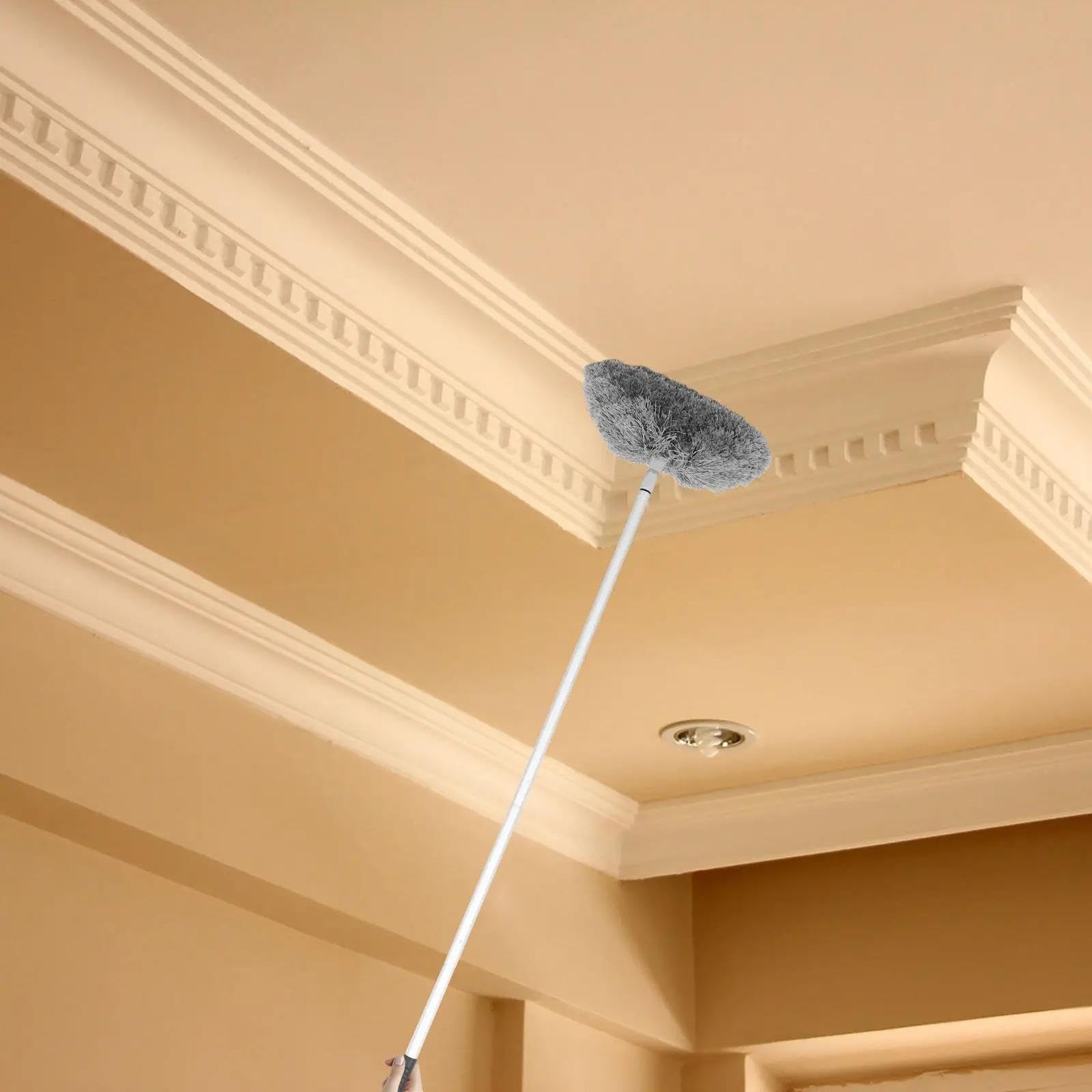 Plumero para Ventiladores De Techo Cepillo Plumero de Limpieza Extensible