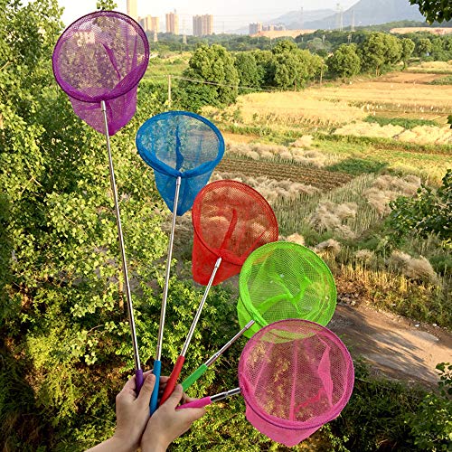 Rede telescópica de borboletas, Romacci Borboletas telescópicas Insetos mosquiteiros pequenos peixes