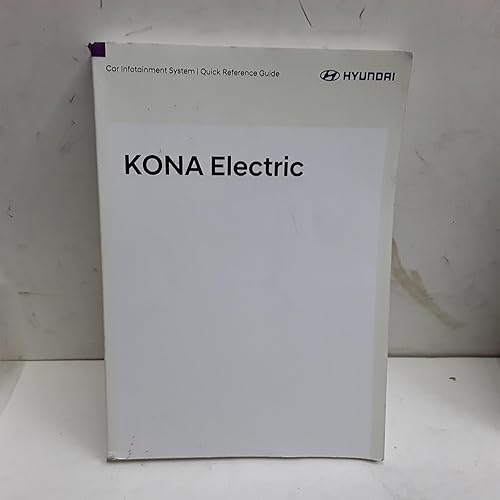Hyundai Kona Electric Infotainment Navigation User Manual