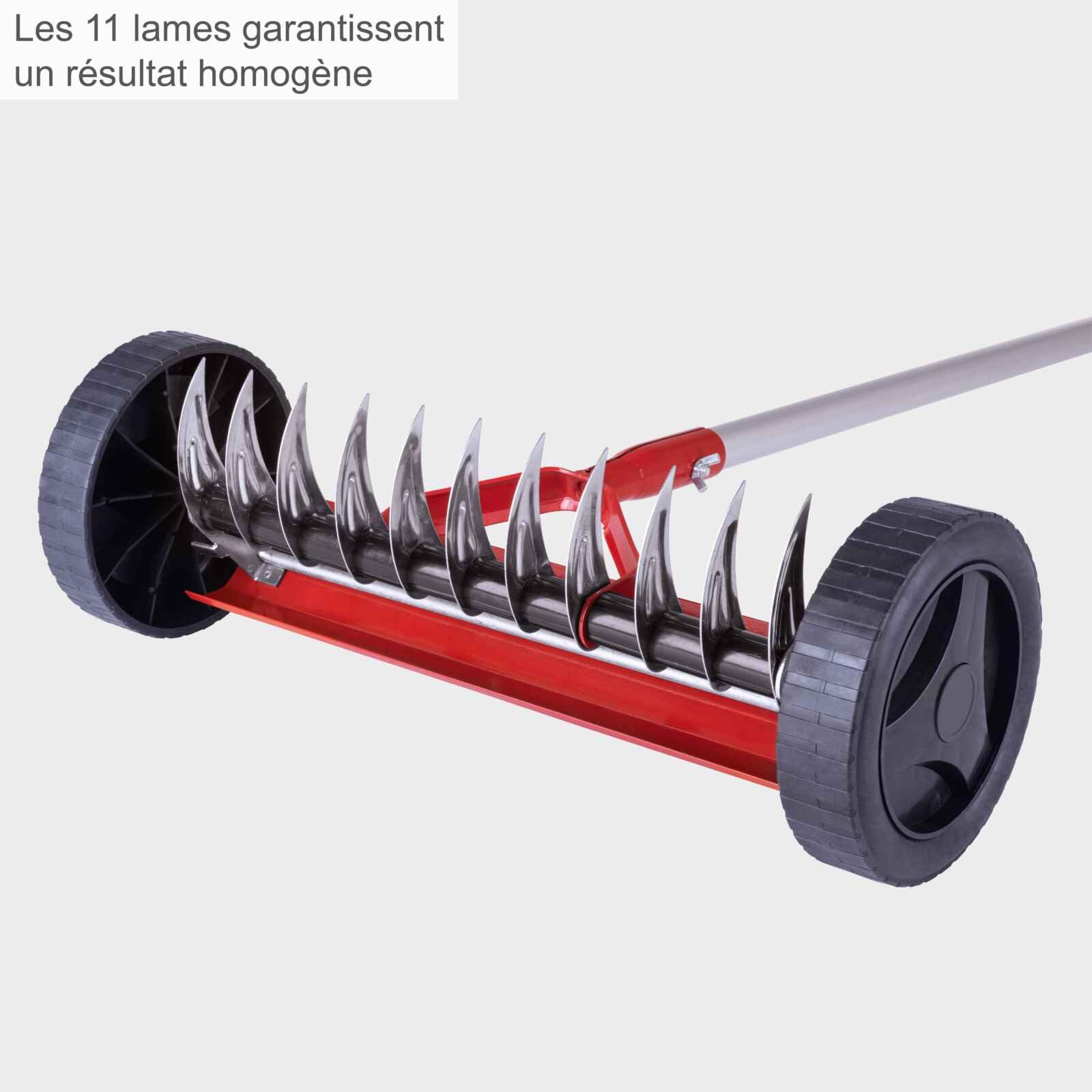 Scheppach Scarificateur SCM340 - largeur de travail 34 cm - Manche 180 cm