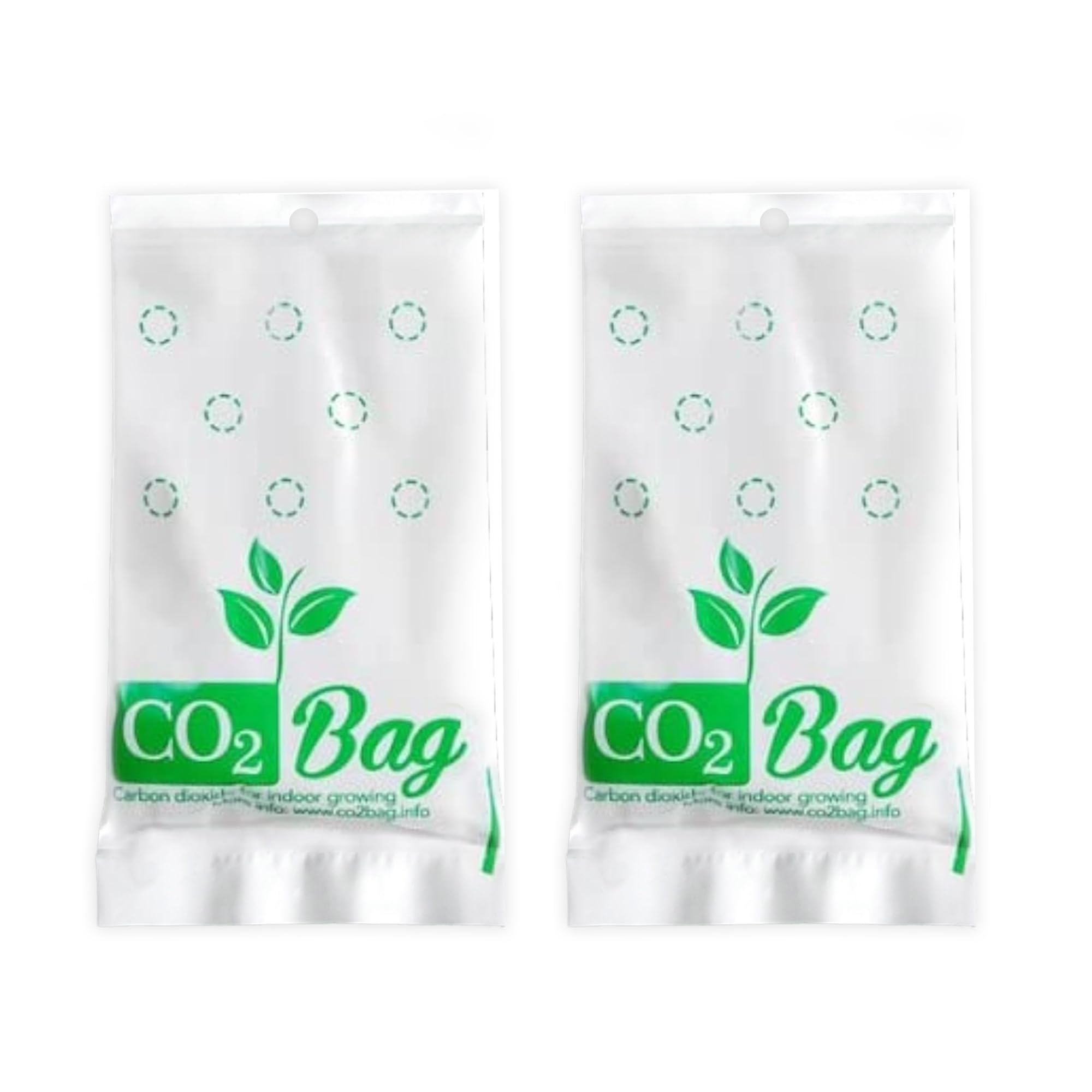 CO2bag Pour une croissance vigoureuse des plantes (lot de 2 - taille M) - Améliore le goût, la couleur et le rendement de la récolte - Compact, sans entretien et sans danger - Pour les serres jusqu'à