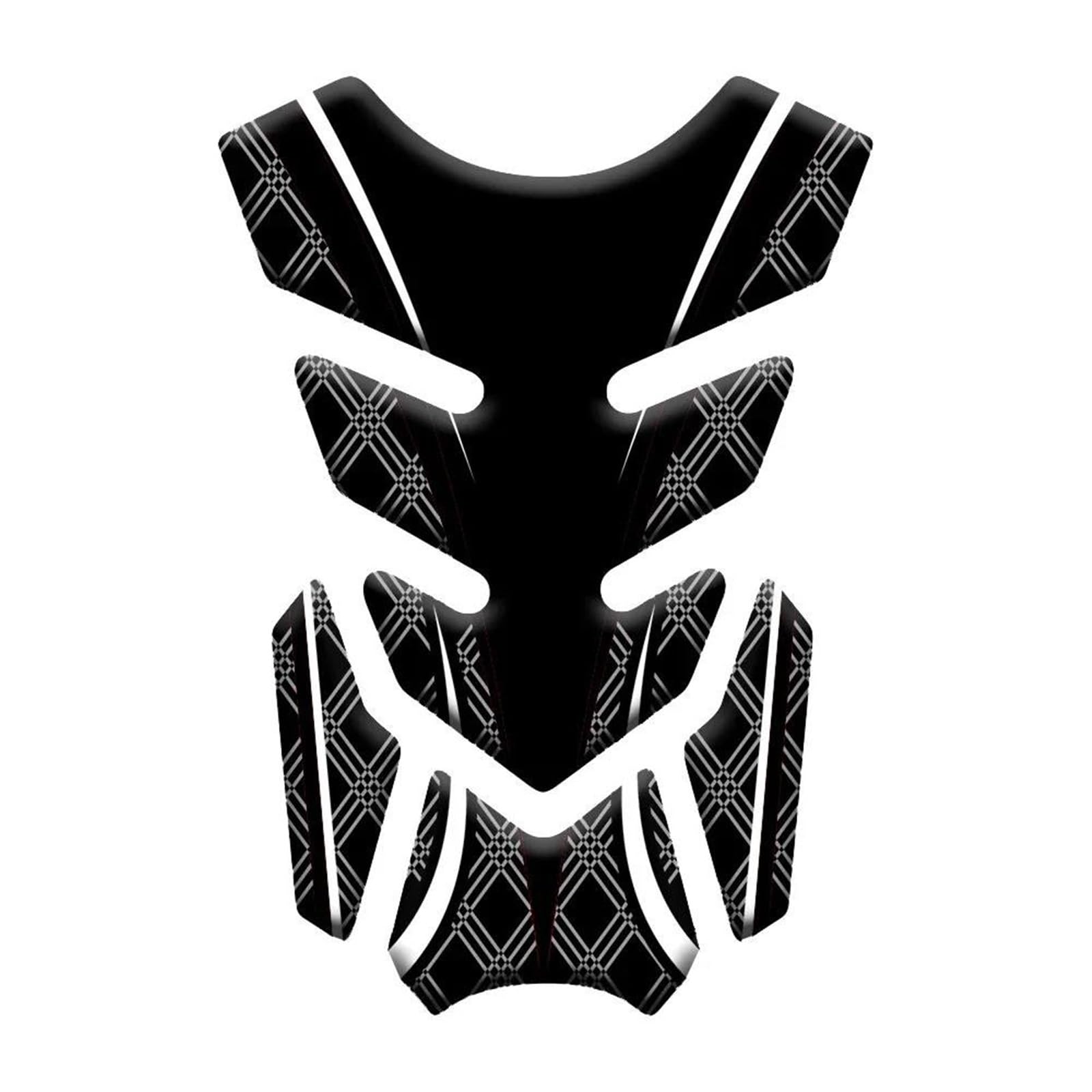Motorcycle Fuel Tank Cap Pad Protector Stickers Decals for Kawasaki Z750 Z900 Z800 Z650 Z300 Z250 Z125 Z1000 Z400(7 White)