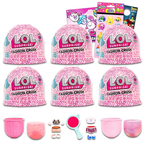 Lol Doll Party Favors Set - Bundle With 6 Lol Doll Fashion Crush Mystery Toys Plus Pikmi Pops Stickers, Shopkins Stickers, And More (Lol Doll Party Supplies) #TOP15