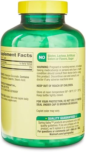 Miniatura 6 de ikj Comprimidos de Potasio Suplemento Dietético Tamaño Valor, 99 Mg, 500 unidades