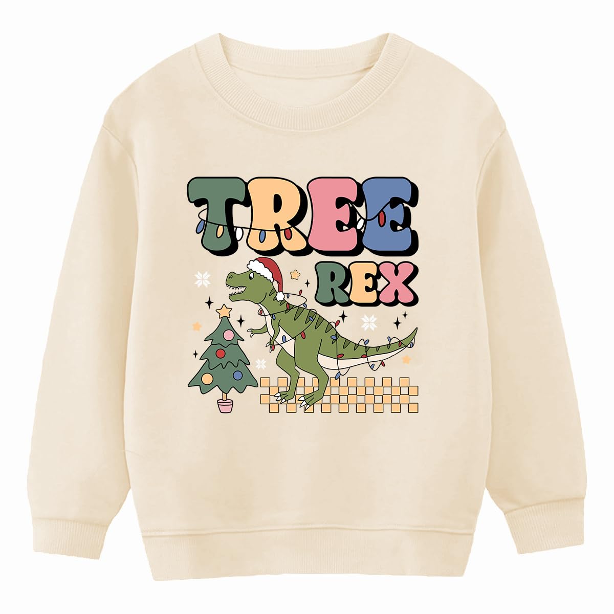 Goengmo Toddler Boy Girl Christmas Sweatshirts Kid Ugly Xmas Shirt Cotton Long Sleeve Top 3-10 Years