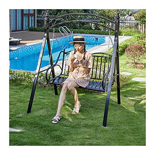 Sillas columpios para exteriores para adultos, columpio de princesa, columpio de jardín, hamaca perezosa, banco de columpio adecuado para patio, jardín