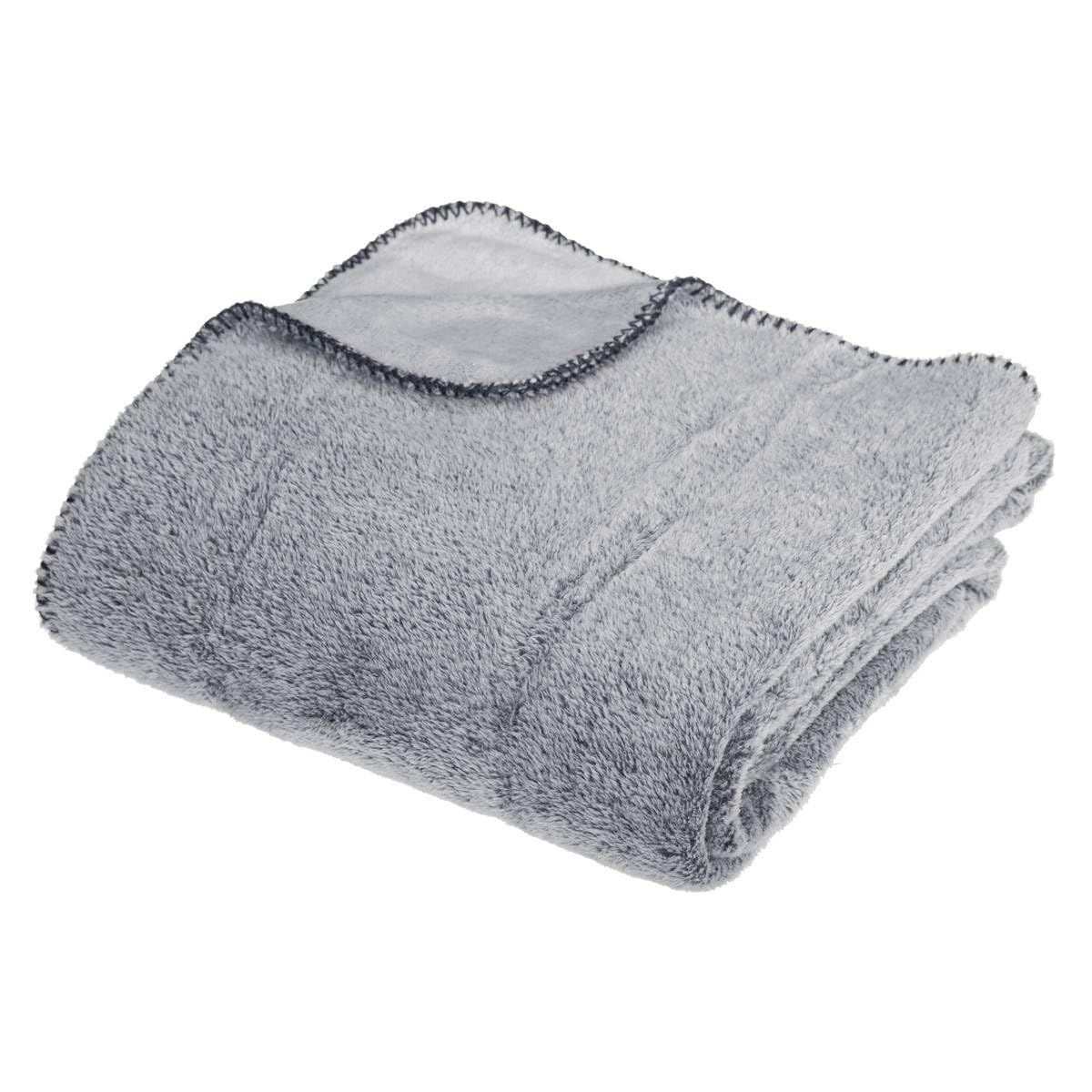 Playss In Flanella Grigia Atmosfera 130x180cm - Morbido E Confortevole Per Il Tuo Divano O Letto - 6