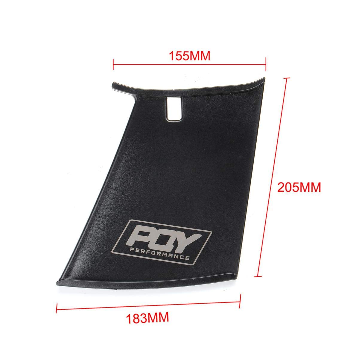 HYRAM Auto Heckspoiler Flügel Stabilisator Stoßstange Ständer Fit for Subaru Impreza 2002-2007 WRX STi Stiffi Flügel Spoiler Unterstützung stabilisator Heckspoiler (Color : 1pc)