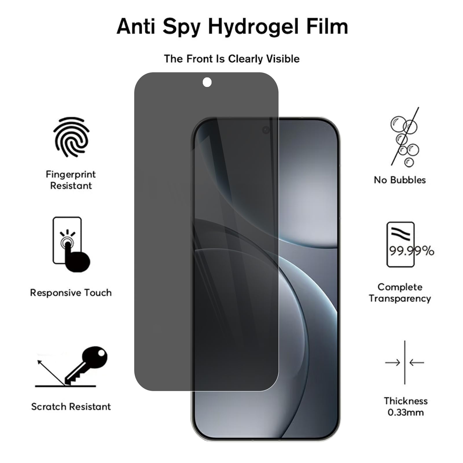 Dipos - 4x Pellicola Protettiva Antiriflesso Compatibile Con Oppo Realme X2 Pellicola Di Protezione 2x Anteriore 2x Posteriore 4051837465261
