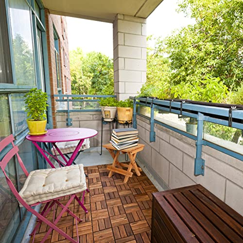 2 Pcs Wooden Outdoor Side Table Folding Small Patio Table Square Picnic Camping Chairs Porch Coffee End Table Portable Foldable Household Solid Table For Poolside Lawn Yard Balcony Deck Benches Stool #TOP5