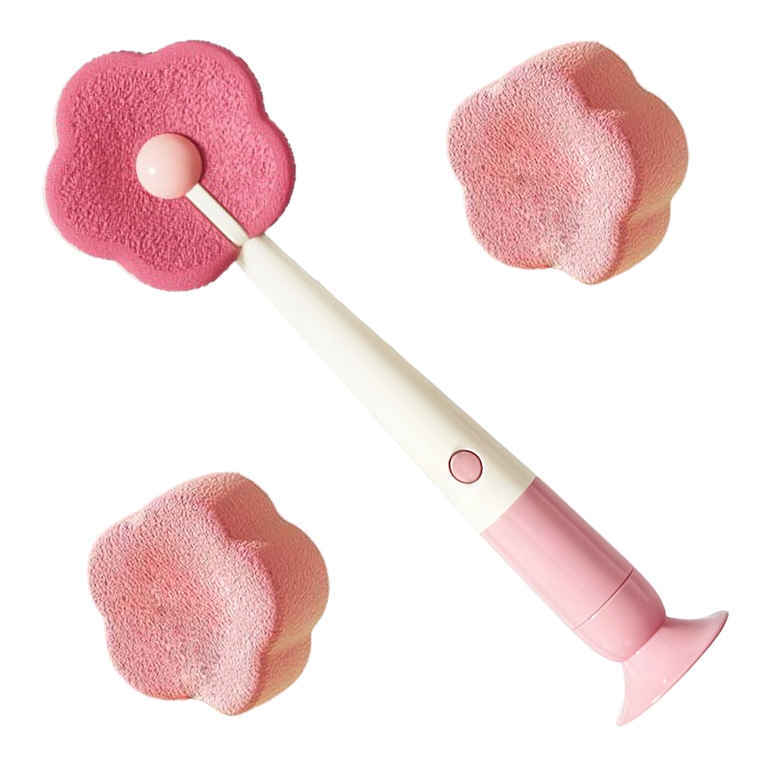 Sponge Brush Cleaner with Suction Cup for Water Bottles Mugs and Glass Cups with Gentle NonAbrasive Texture Bottle Brush Sponge
