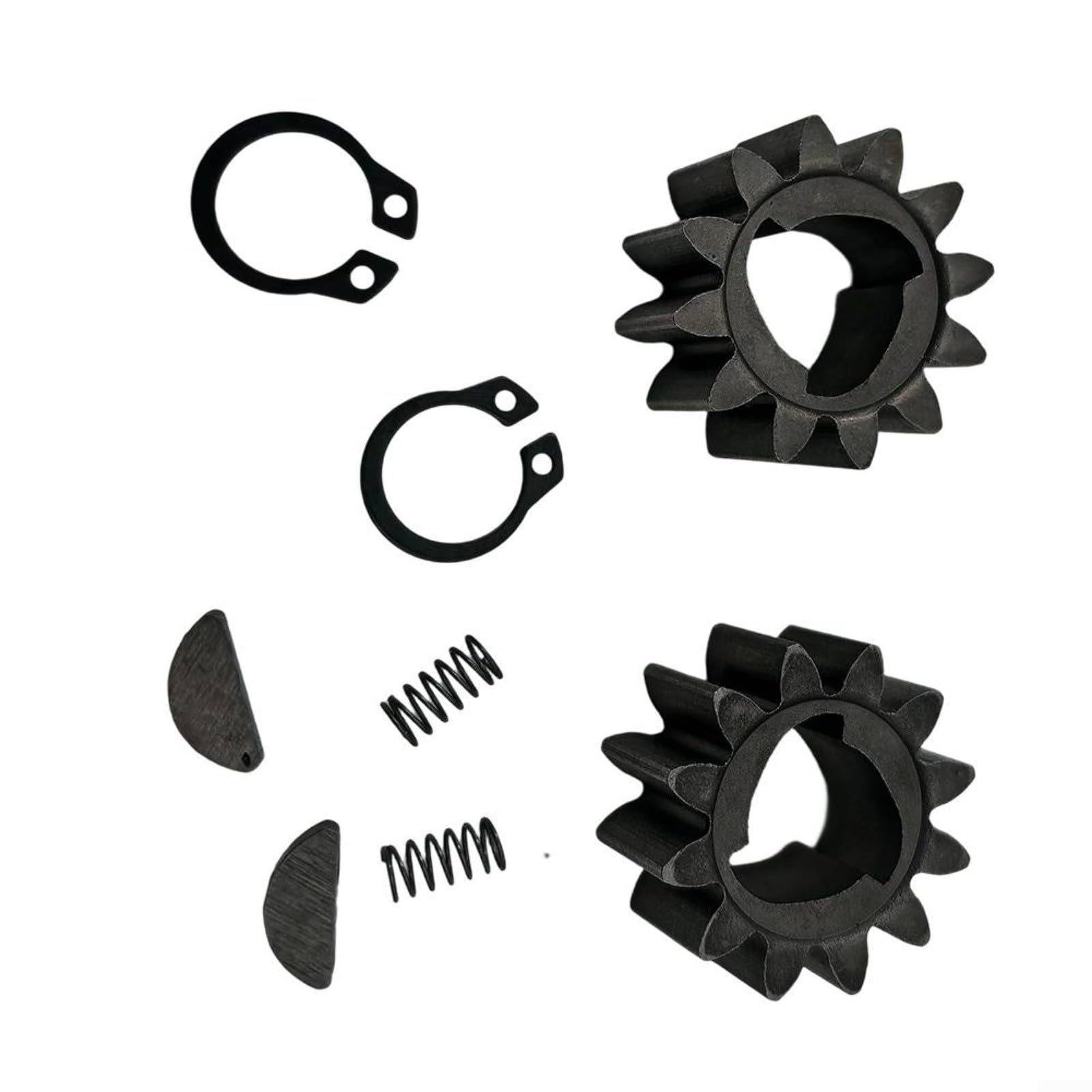 Kit de ruedas para cortacésped de 8 pulgadas con engranaje de transmisión para Honda HRN216 VKA VKAA A VYA VYAA Modelos compatibles 44710VR8N00ZA 42710VR8N00ZA (ruedas traseras + engranajes)