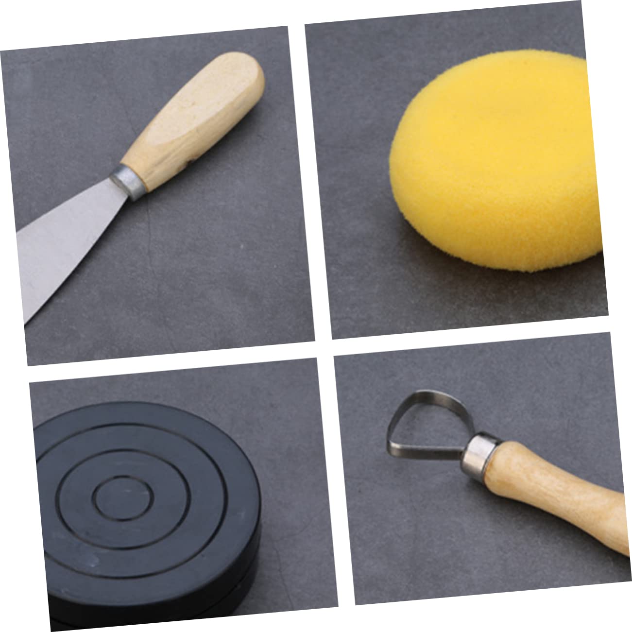 SEWACC 19piezas Kit Completo De Herramientas De Arcilla Instrumentos Para Figuras Auxiliares Para Modelar Barro