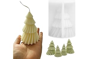 Large Christmas Tree Silicone Candle Mold