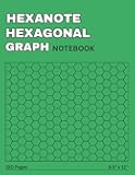 HEXANOTE HEXAGONAL GRAPH NOTEBOOK: Hexagonal Graph Paper Notebook for Drawing Organic Chemistry Structures, Hexagonal Graph Paper Notebook, Organic ... Hexagon Paper ,use as Math & Science Notebook