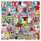 RARECH 101PCS Cool Brand Vintage Stickers for Water Bottle, Skateboard, Laptop, Computer, Bike,Bomb...