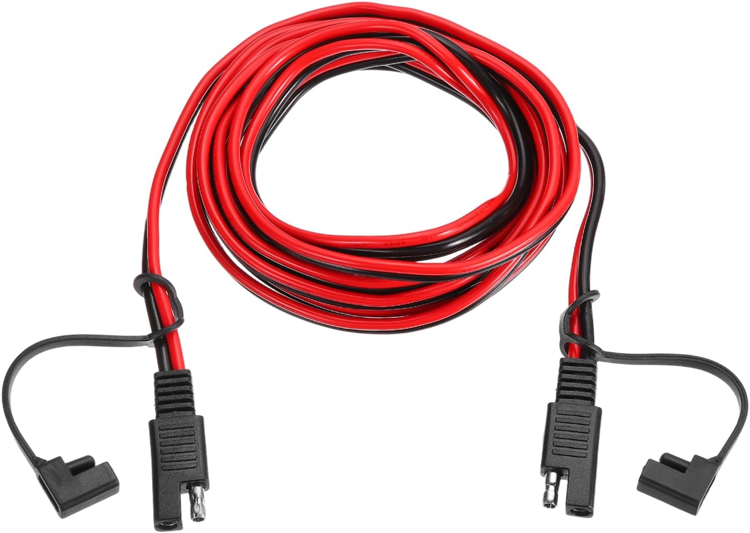 MECCANIXITY SAE Extension Cable, 10FT 14 AWG Quick Disconnect SAE Connector Cable Wire Cord Harness with Dust Cap for Motorcycle Automotive Power Solar Panel Cars Boats