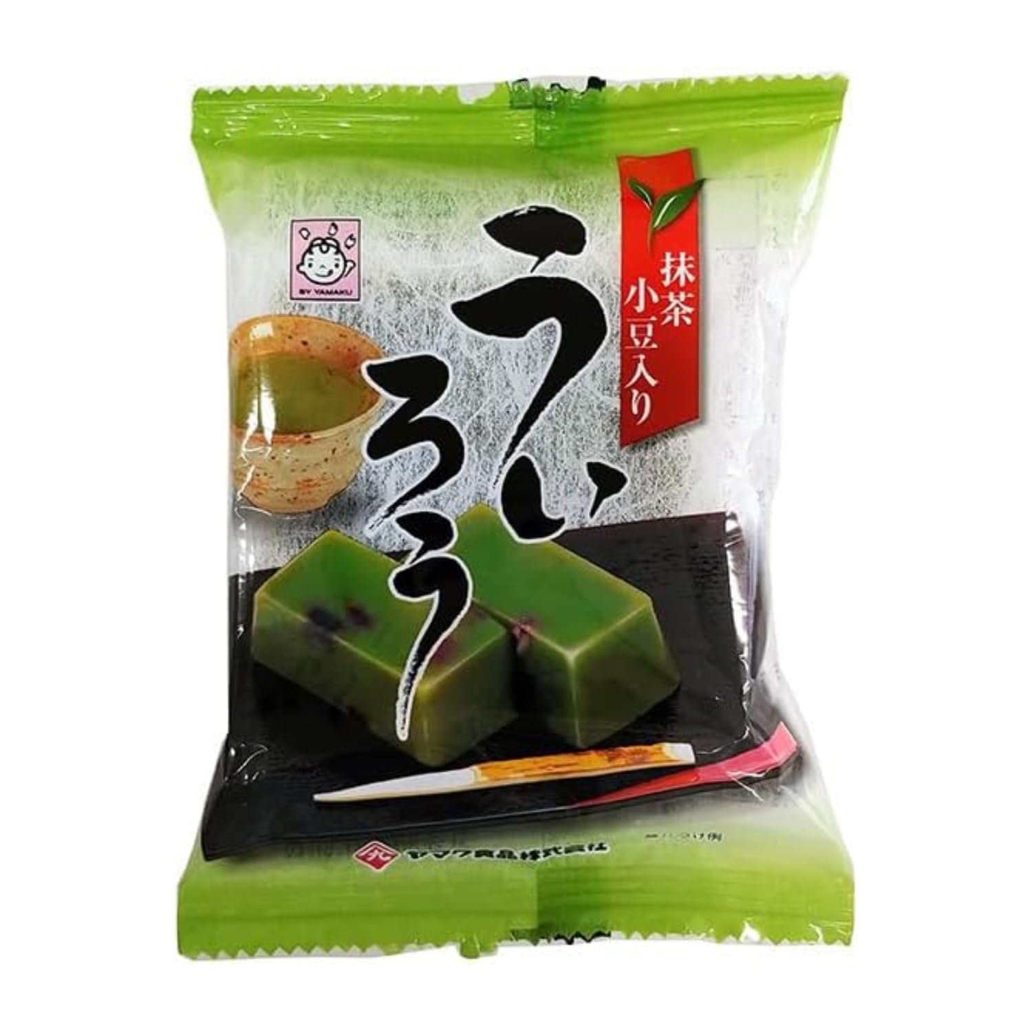ヤマク食品 抹茶小豆入り ういろう 100g
