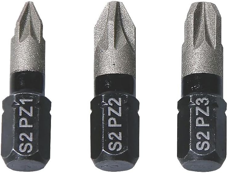 Erbauer Diamond Impact Screwdriver Bits Mixed x 25mm 3 Pieces Amazon