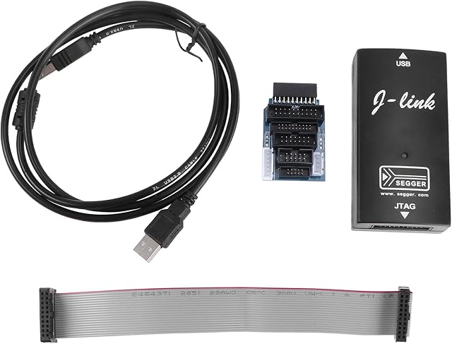ULTECHNOVO USB JTAG Emulator Debugger Programmer V9 ARM Emulator High- Download Black Adapter Board