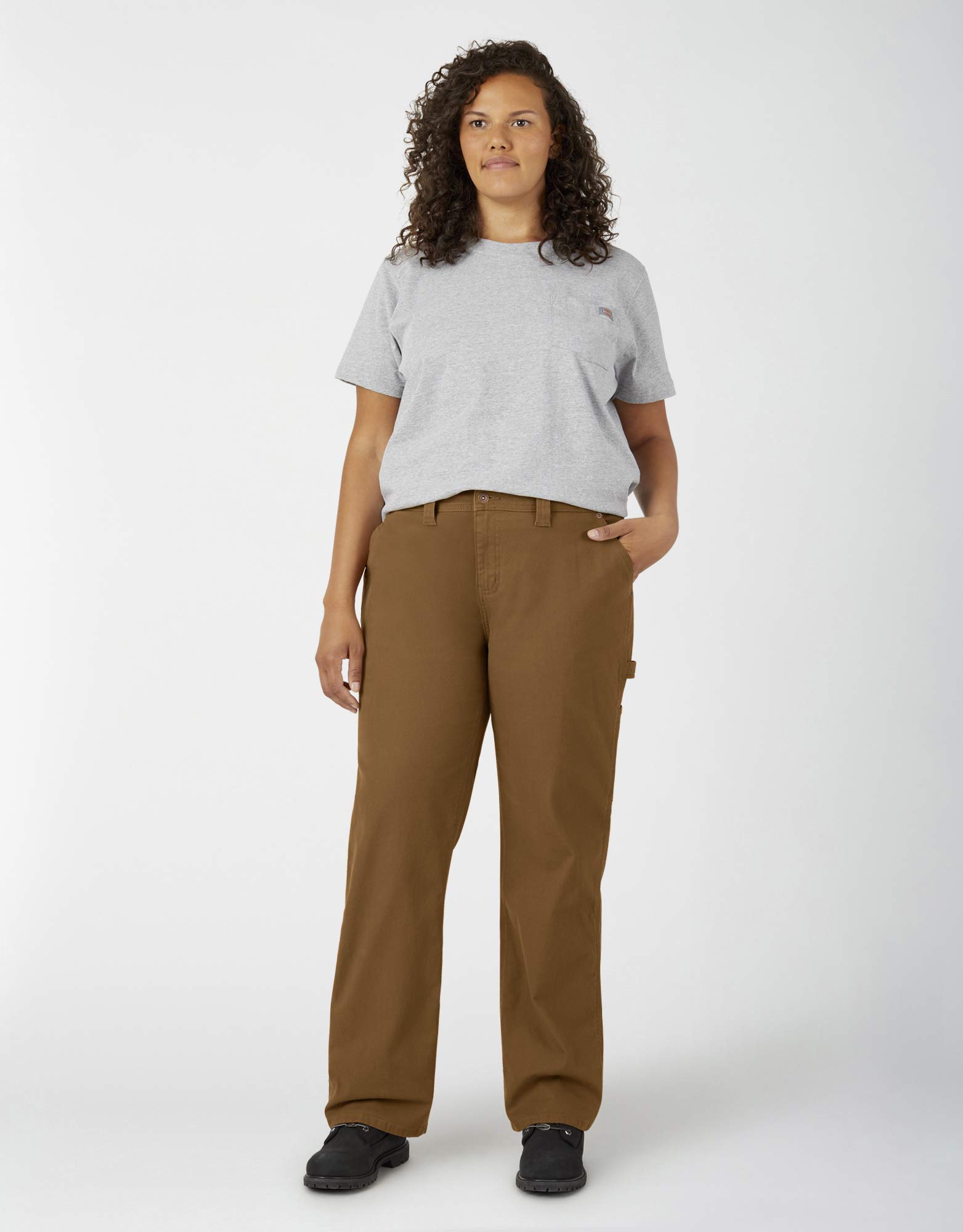 Dickies - Plus Size Relaxed Straight Carpenter Duck Pant, Pantaloni Sportivi Donna