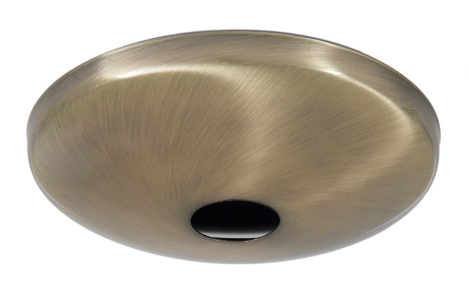B&amp;P Lamp® Antique Brass Screw Collar Ceiling Light Canopy Plate, Hardware Not Included