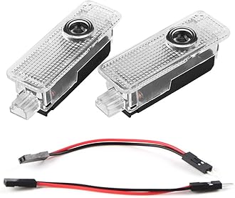 Headerbs 2pcs LED Door Light Logo Projector Door Projection Courtesy Puddle Light for Jaguar XE F TYPE