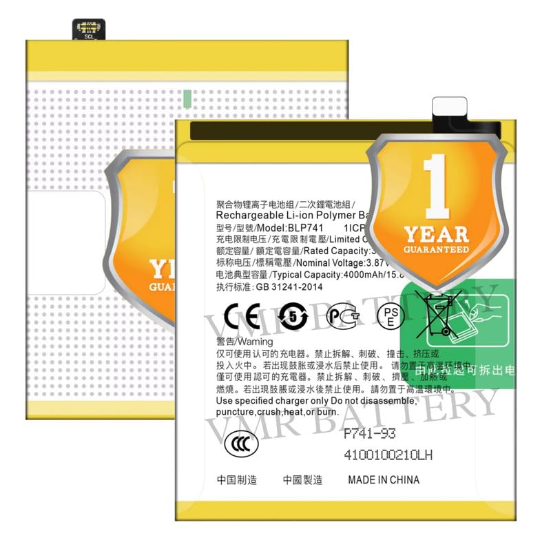 Image of Original BLP741 Battery Compatible for Realme X2 - (4000mAh) - 1 Year Warranty X2