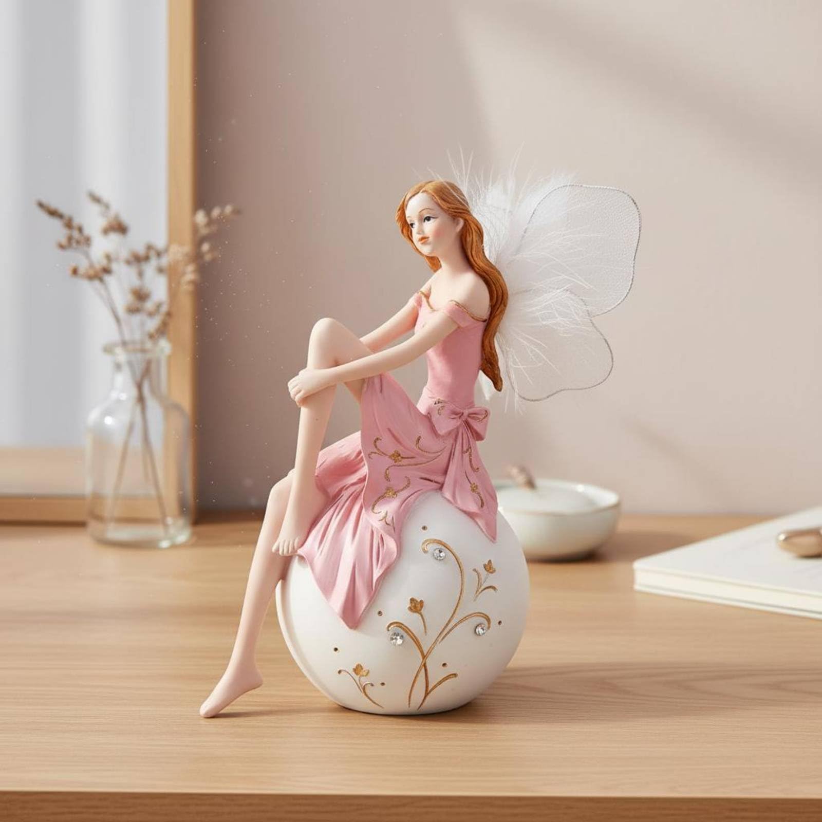 Amazon.co.jp: predolo 天使のフィギュア プレゼントに最適 花の妖精の