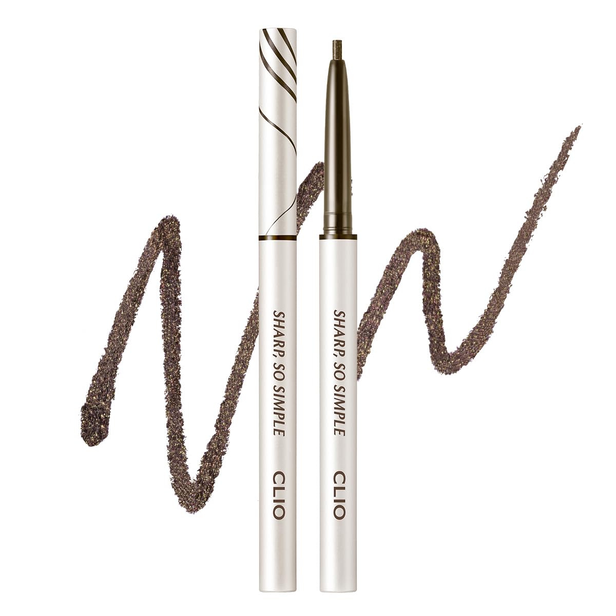 CLIO Sharp So Simple Waterproof Pencil Liner 2mm Ultra Slim Precision Tip Smooth Tug Free Smudge Resistant Long