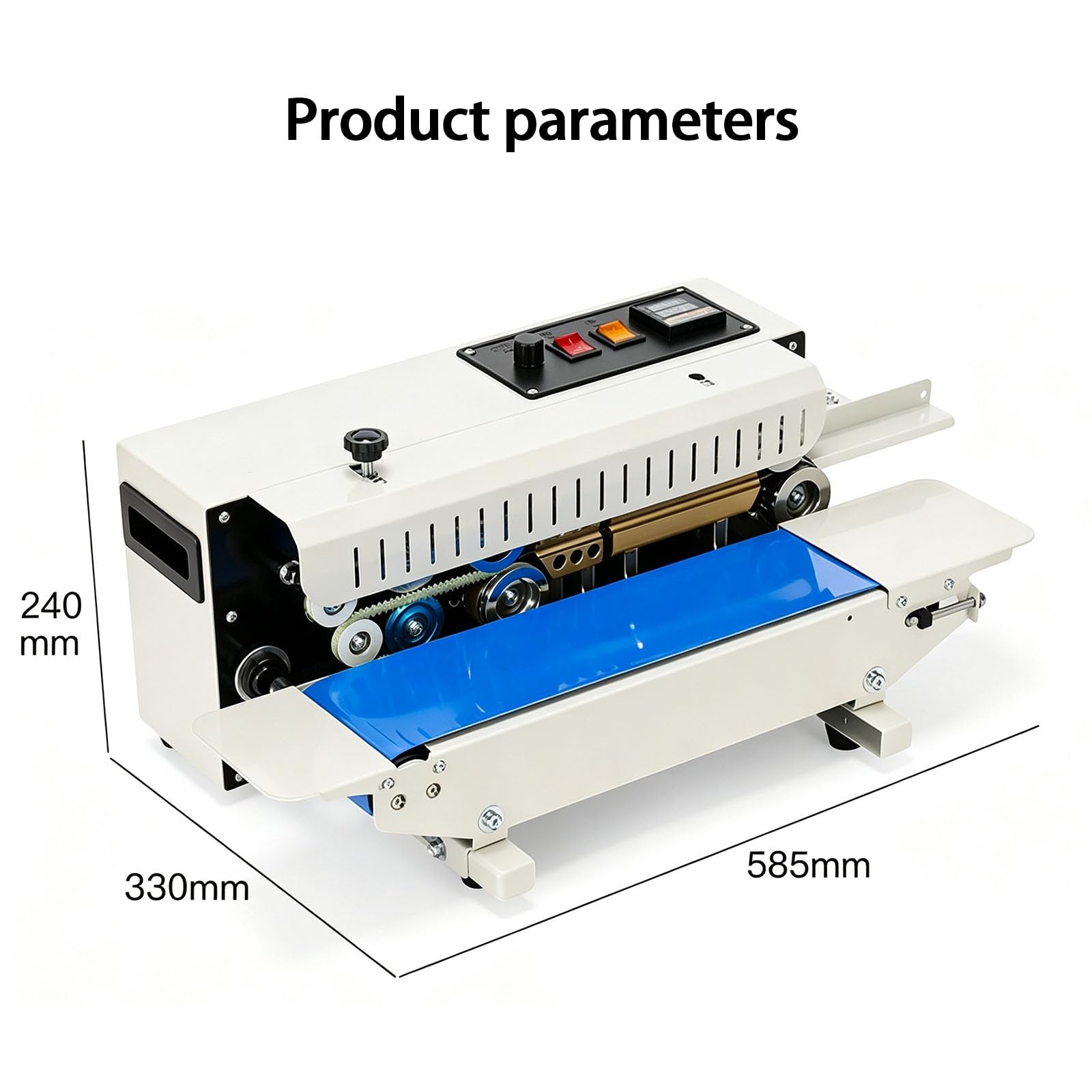 Scelleuse thermique commerciale, machine scellement sacs horizontale