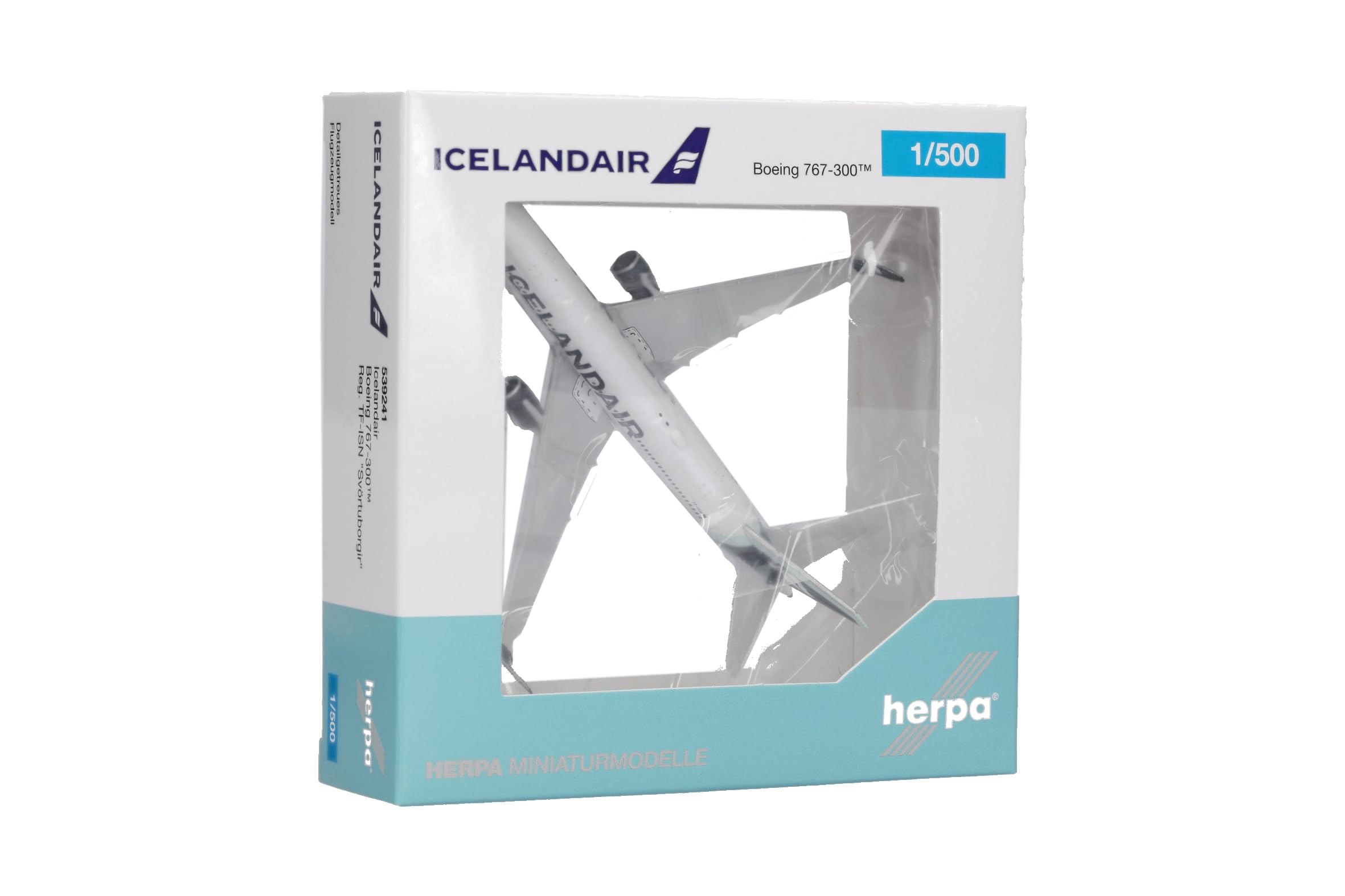 Herpa Modellino Aereo Icelandair Boeing 767-300