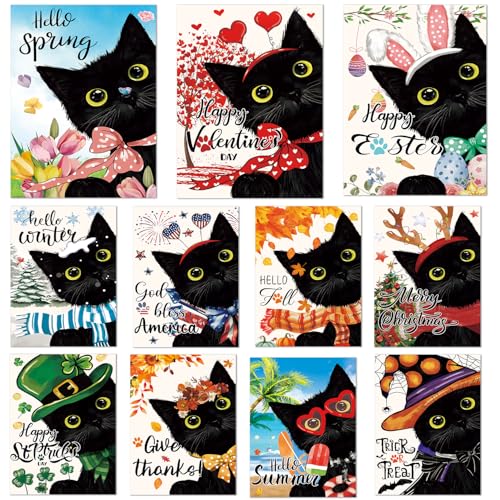 Voajocc Seasonal Garden Flags Set