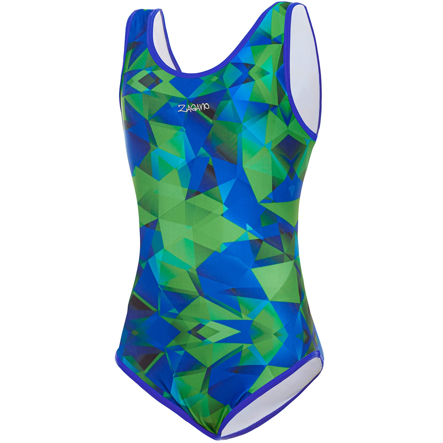 ZAGANO Badeanzug Mädchen 7003 Schwimmanzug Kinder Print 116-164