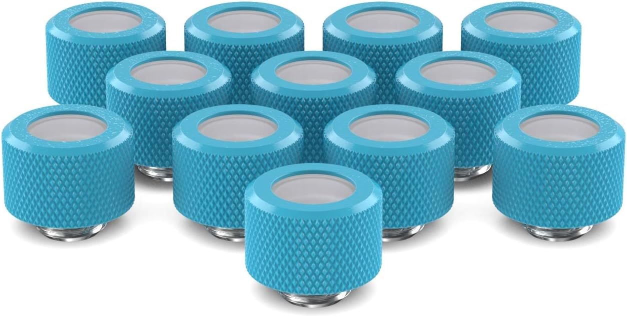 PrimoChill 14mm OD Rigid SX Fitting - 12 Pack - Gold