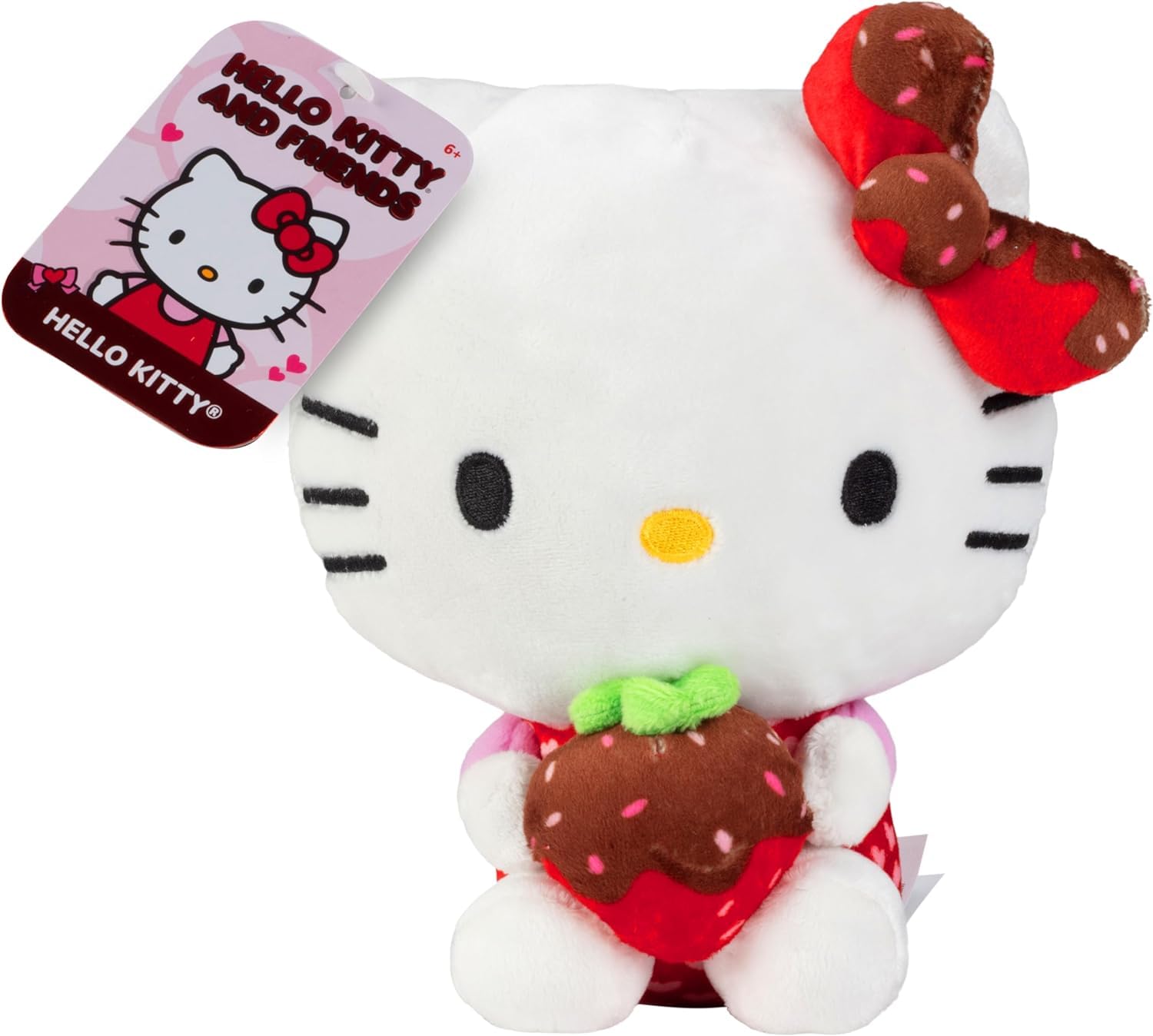Jazwares, Pelúcia Hello Kitty Morango 20cm HKT0038 - Sunny 3874