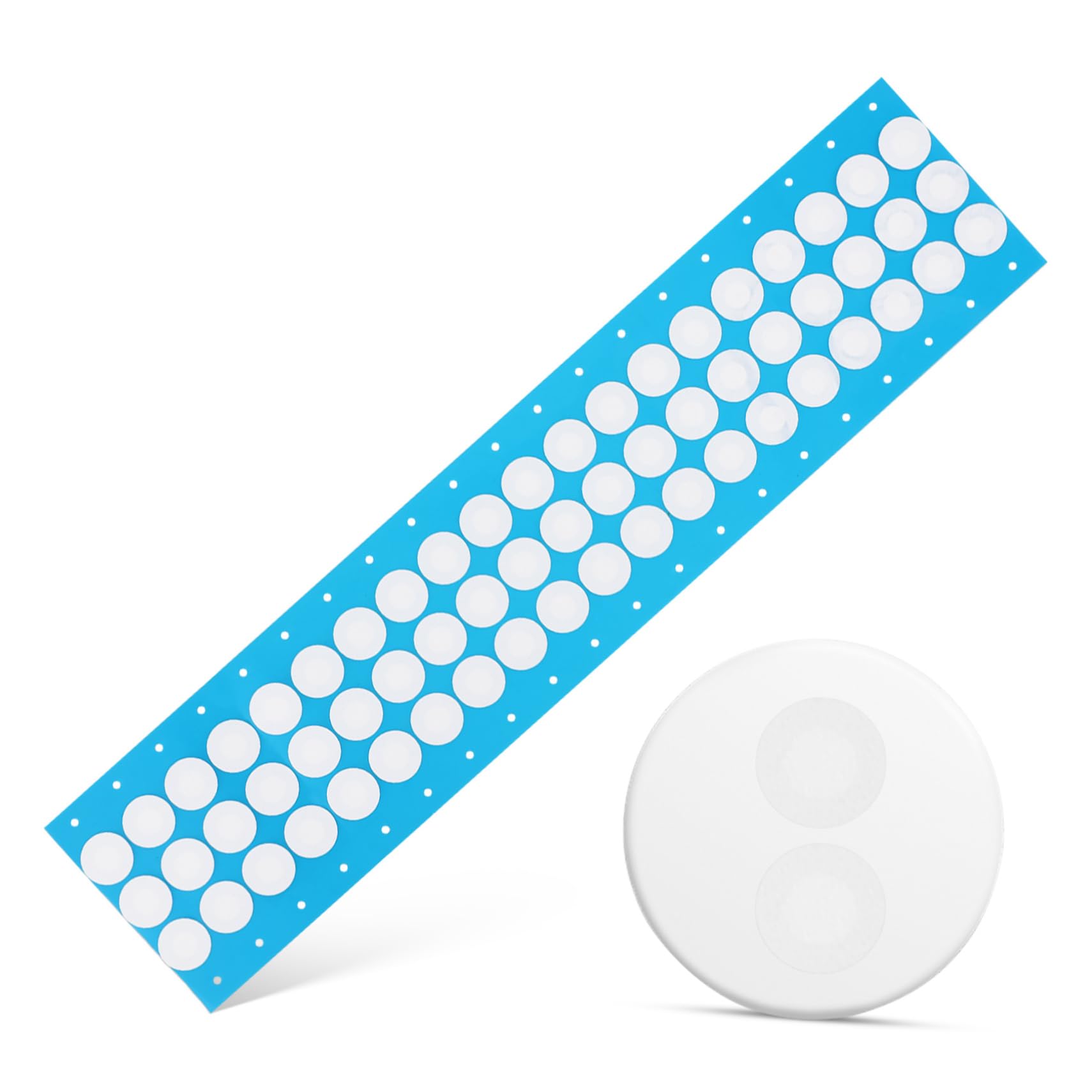 HANABASS Membrane Filter Discs 60 Sheets Breathable Filtration Adhesive Filter Pads for Supplies