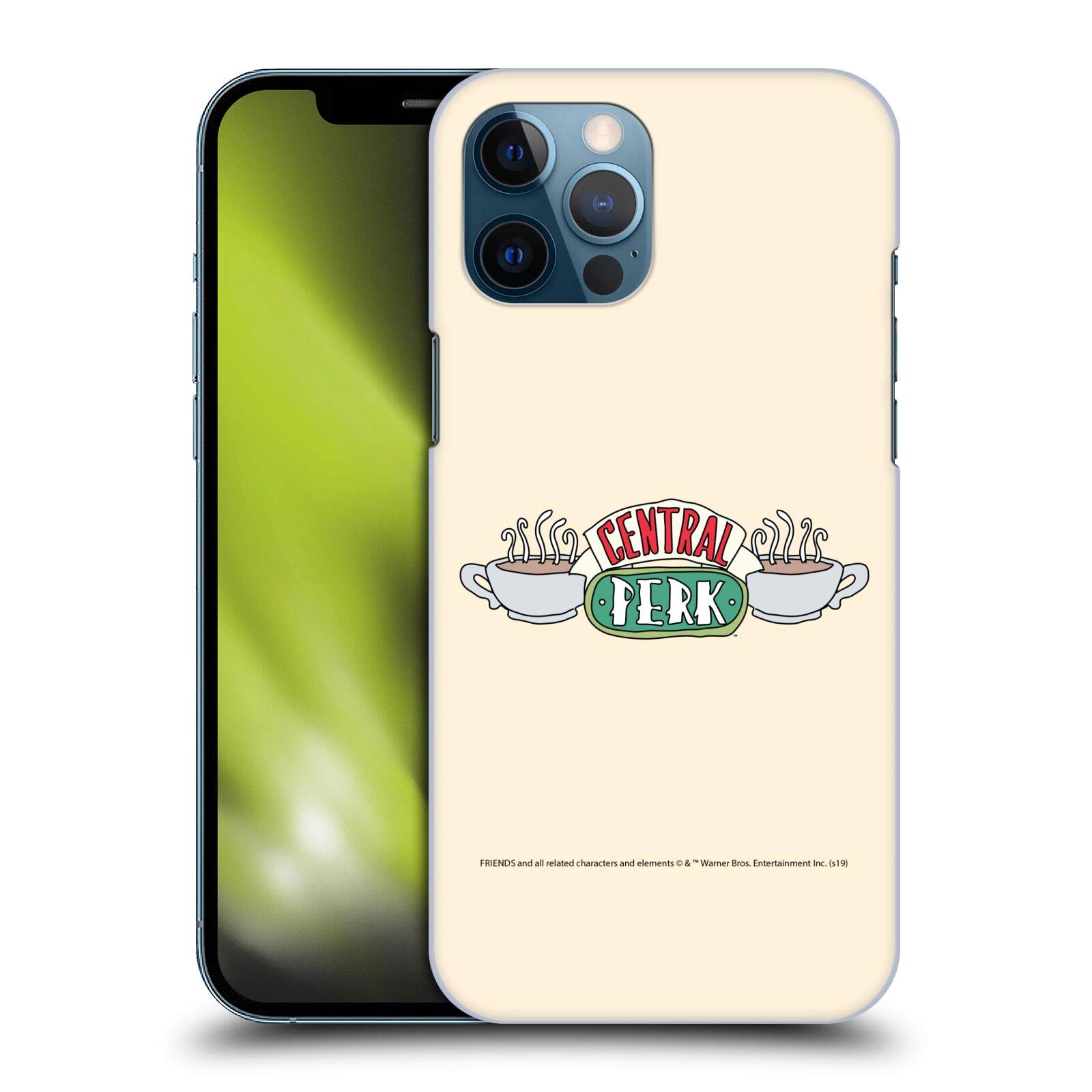 Head Case Designs Officially Licensed Friends TV Show Central Perk Iconic Hard Back Case Compatible with Apple iPhone 12 Pro Max
