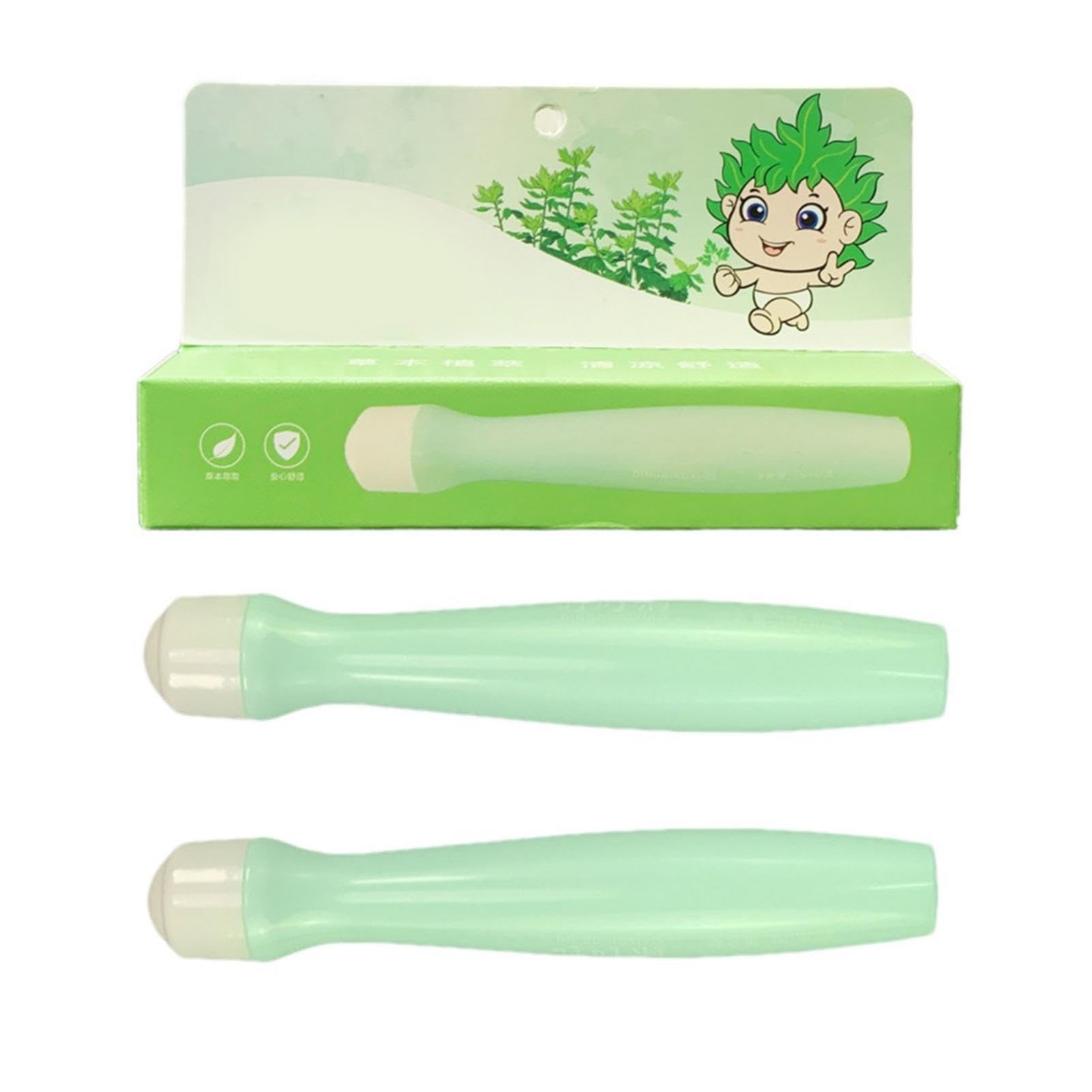 2 Mosquito Bite Itch Relief Ball | Mosquito Bug Bite Itch Relief Ball | Bye Itchy Roll On After Bug Bite | Natural Security Ingredient | Portable Applicator Bite Relief Artifact