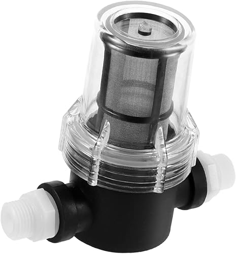 Veemoon Filtro en línea de malla de filtro de fregadero de cocina Filtro en línea de malla para manguera de agua