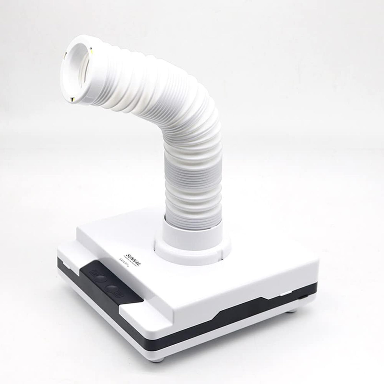 Aspiratore per Unghie per Laboratorio Odontotecnico, Aspirapolvere Portatile Potente a LED Collettore di Polveri da Tavolo, Ventola/Tubo Telescopico, per Laboratorio Ddentistico