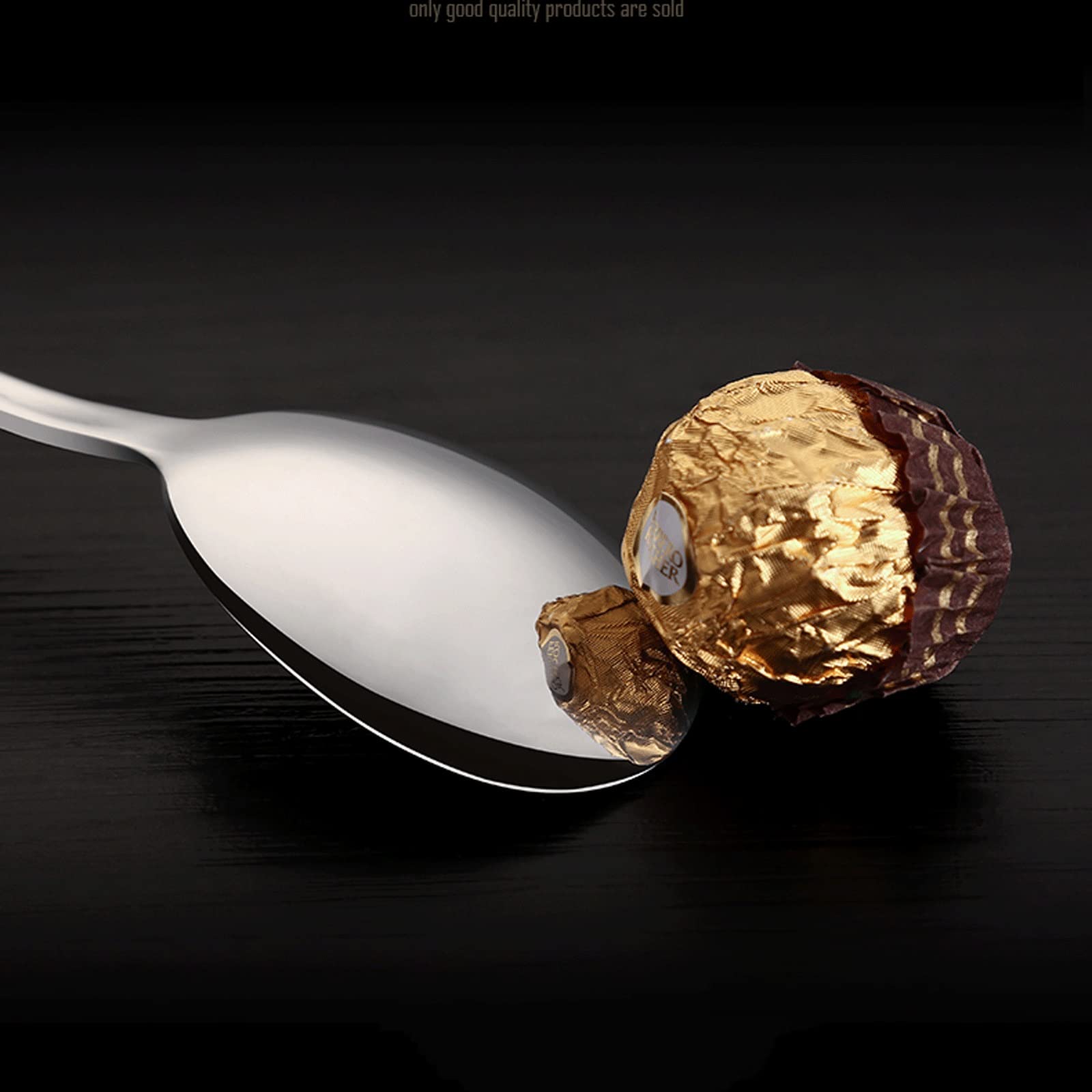 Cucharas de té, cucharas de postre, juego de cucharas de 6 piezas, cucharas de cena de acero inoxidable, ideales for fiestas, barbacoas, picnic, hogar, oficina, uso en restaurantes. Cucharas De Sopa