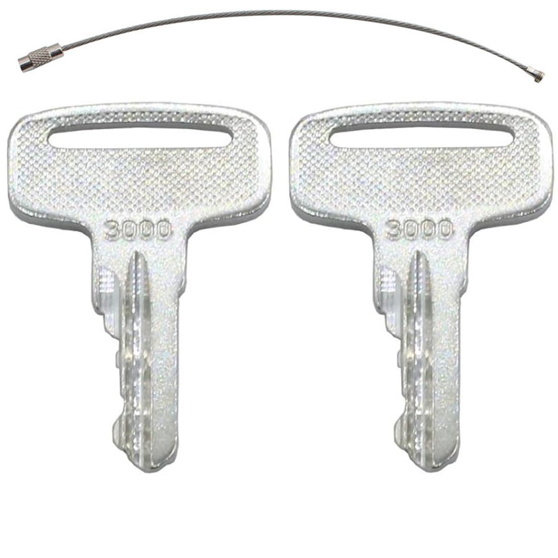 2PCS 3000 83093GT Ignition Keys – Compatible with Genie, JLG