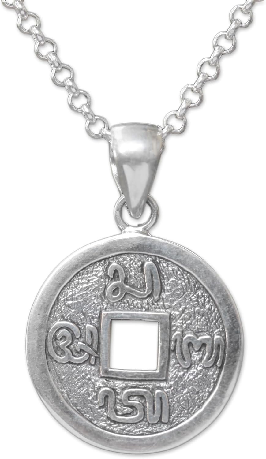 n.t.c コインアクセサリーショップ - コインを使用して制作したコインアクセサリーショップです。すべて職人によるハンドメイド で、古銭や海外硬貨を 加工したコインリングやコインネックレスが人気です。 NOVICA ハンドメイド .925スターリングシルバー ペンダント ...