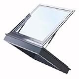 FJRYMES Skylight Roof Window,Hand Daylighting Window,Custom Size(16x16in)