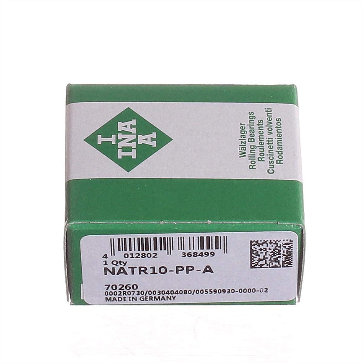 INA Stützrolle NATR10-PP-A Bohrungsdurchmesser 10mm Aussendurchmesser 30mm